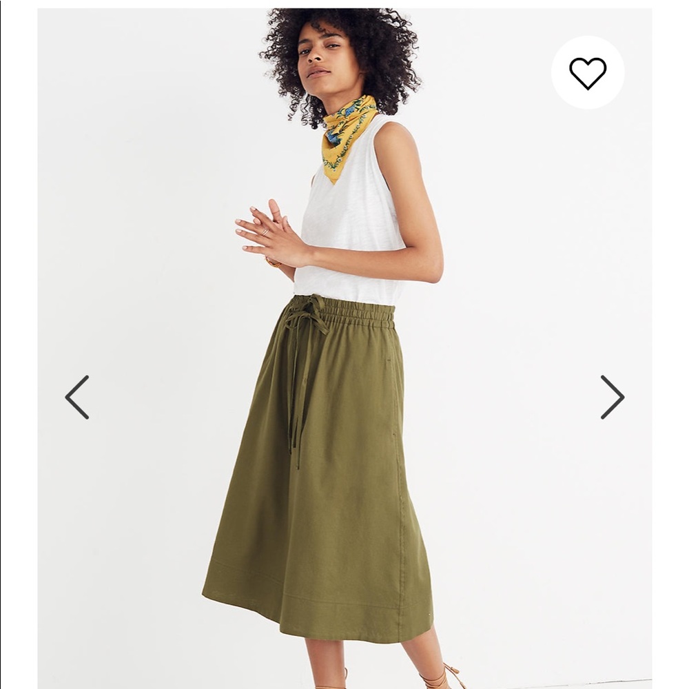 Madewell Circle skirt small new